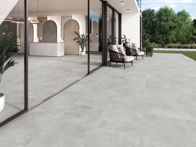Huismerk tegels Indeed Silver 60x60 rett