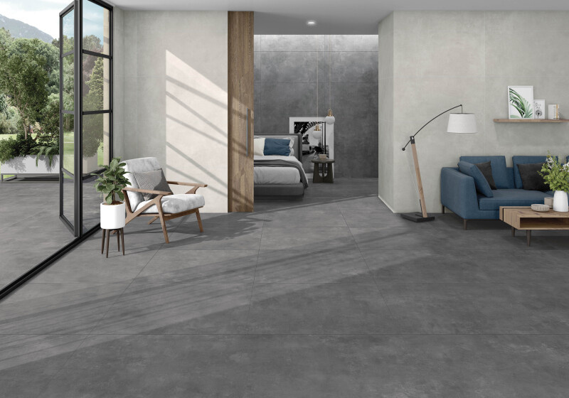 Huismerk tegels Indeed Silver 60x60 rett