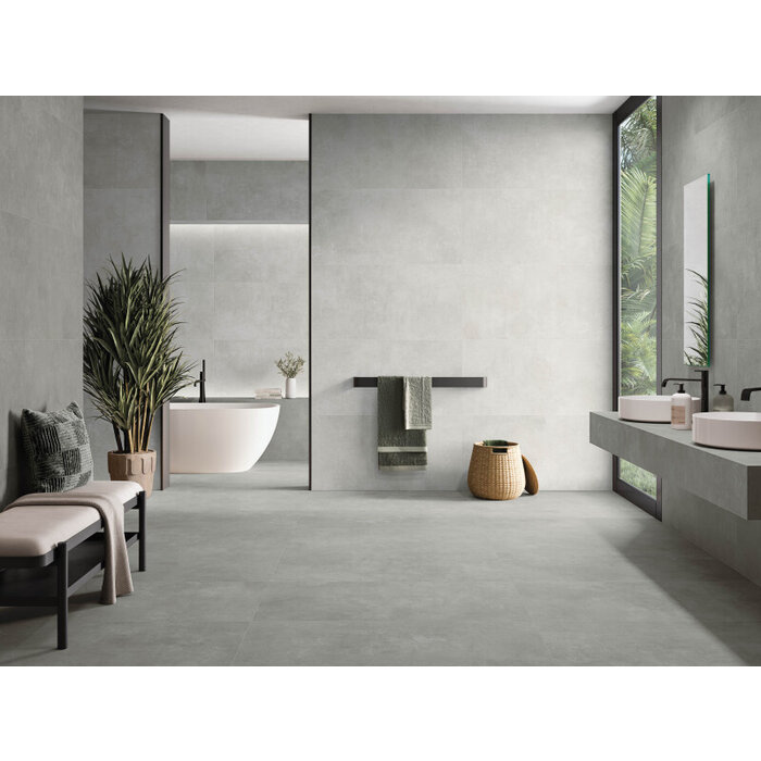 Huismerk tegels Indeed Grey 60x60 rett