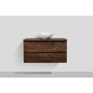 By Goof Topblad Tieme mat donker eiken 100cm