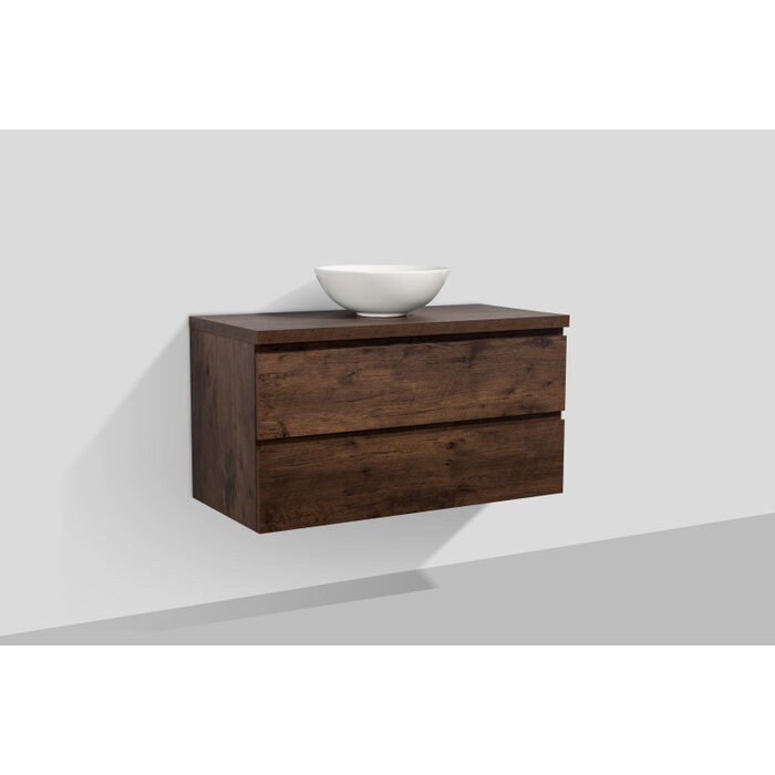 By Goof Topblad Tieme mat donker eiken 100cm