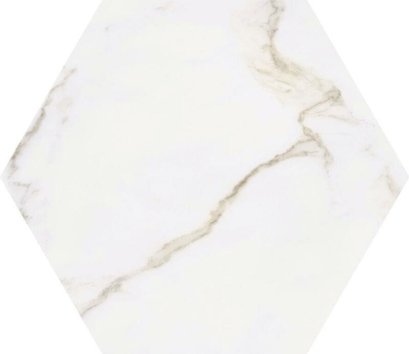 Cifre Cerámica Hexagon Diamond Gold mat 15x17