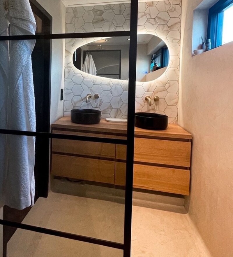 Cifre Cerámica Hexagon Diamond Gold mat 15x17