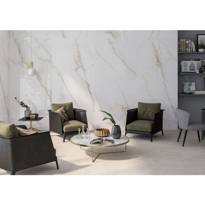 Cifre Cerámica Diamond Gold mat 120x280 rett