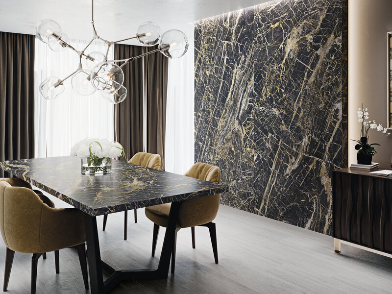 Cifre Cerámica Black Golden mat 120x260 rett