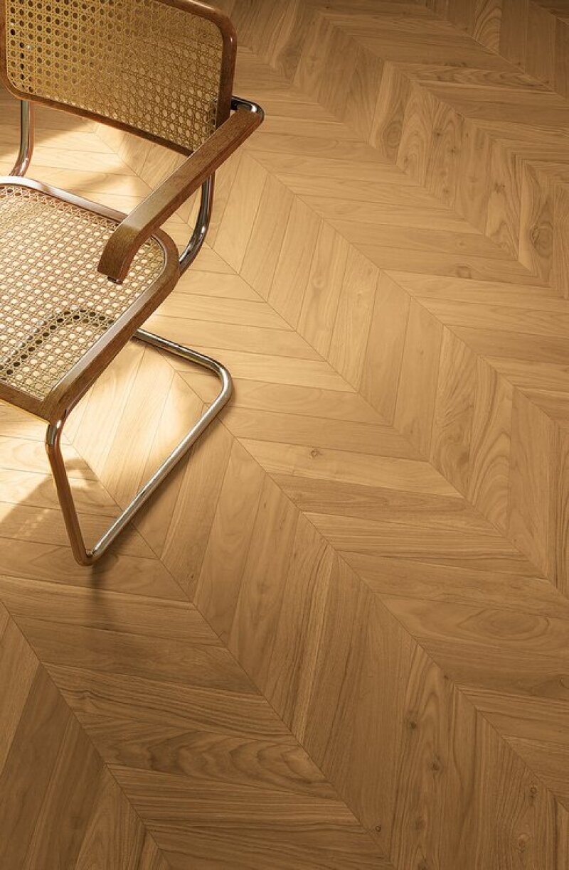 FAP Ceramiche Plein Air Gold Chevron 7,5x45