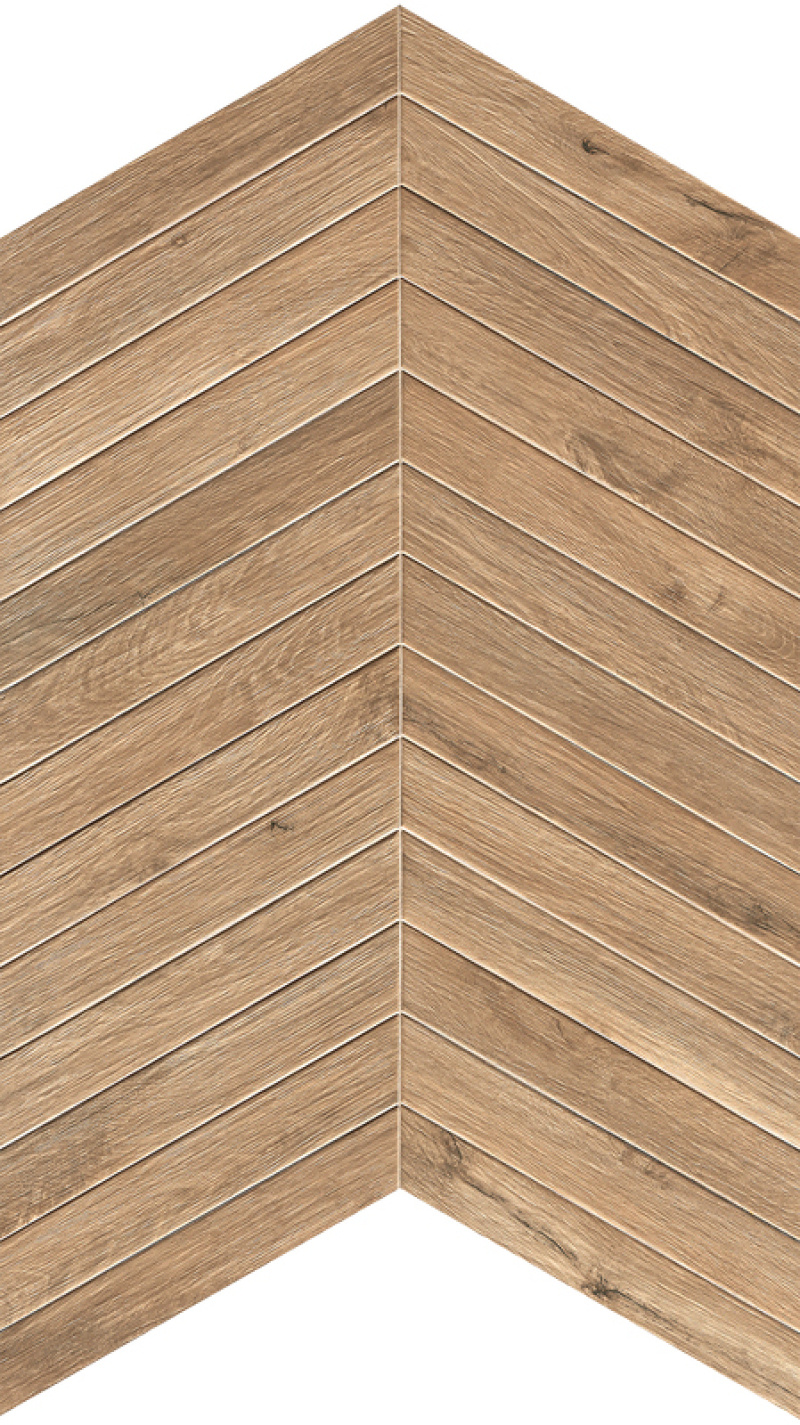 FAP Ceramiche Plein Air Nut Chevron 7,5x45