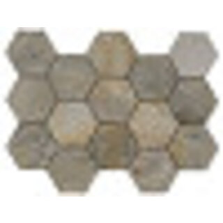 Sample Luxury hexagon mozaiek Ample Nature gepolijst 32,5x22,5