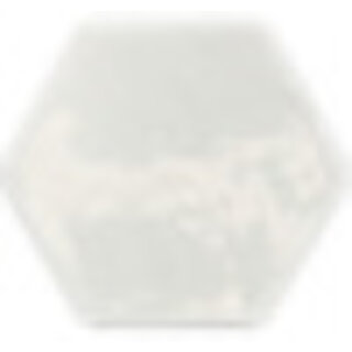 Sample Hexagon Moon White glans 16x18