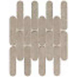 Sample Nobu Grey curve mosaico 3,5x14,5 op net van 29x29,5