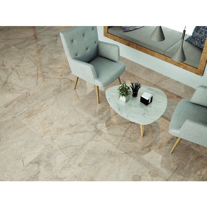 Cifre Cerámica Egeo Cream Pulido 60x120 rett