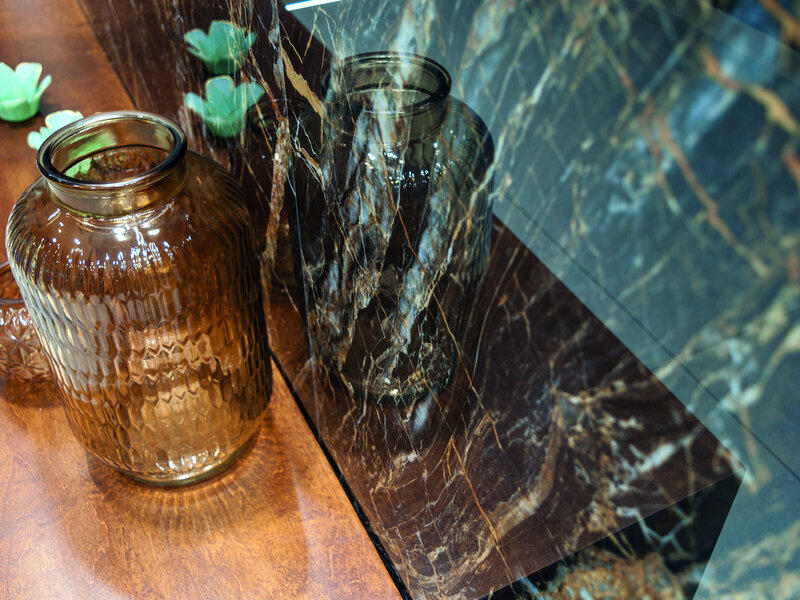 Cifre Cerámica Black Golden Pulido 60x120 rett