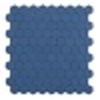 Sample By Goof mozaiek hexagon marine blue 3,5x3,5cm