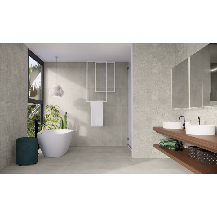 Prissmacer Cerámica Beton Cire Bercy Nude decor wandtegel 60x120 rett