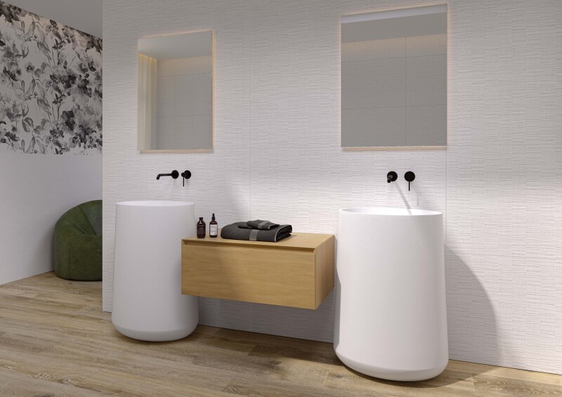 Cifre Cerámica Villore White wandtegel mat 60x120 rett