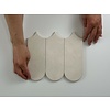 Cifre Cerámica Alure Ivory visschub wandtegel 8x21,5