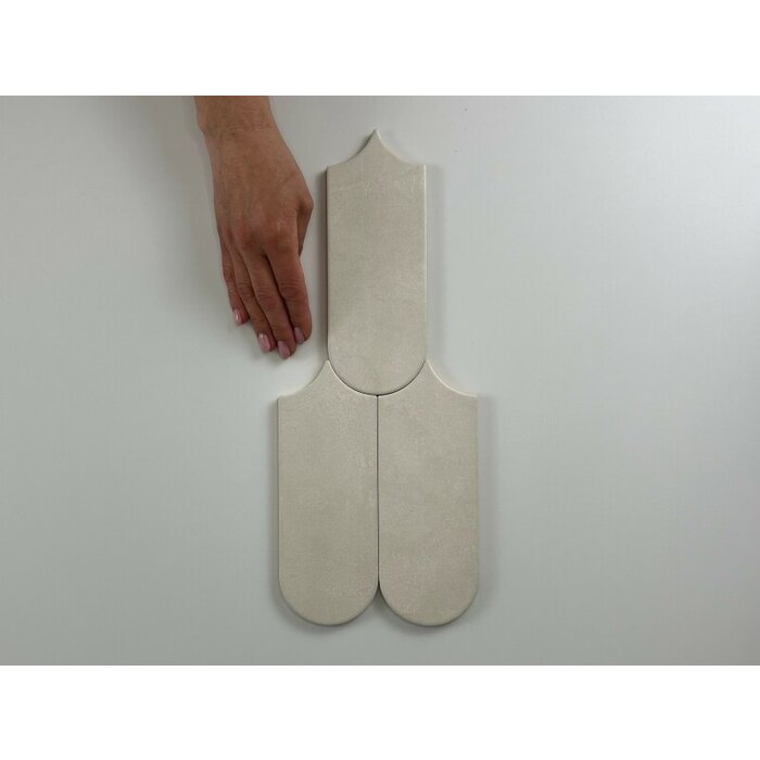 Cifre Cerámica Alure Ivory visschub wandtegel 8x21,5