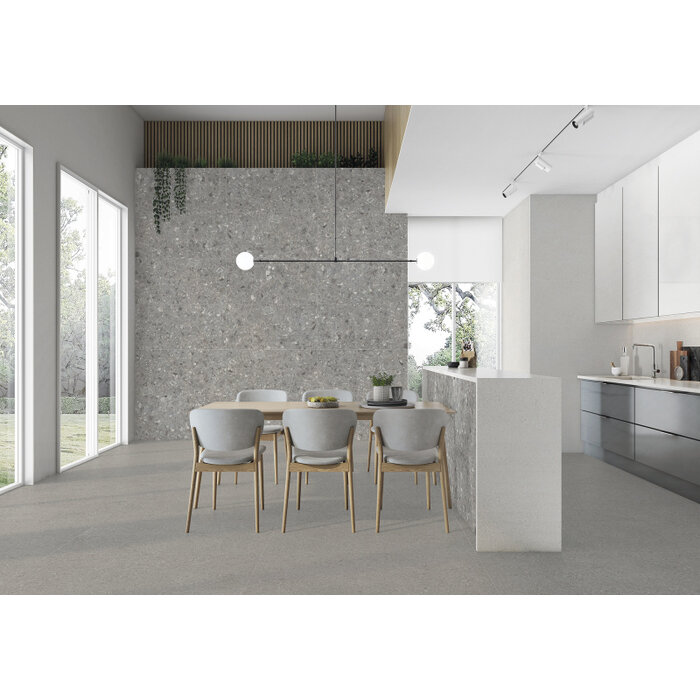 La Platera Cerámica Stone Grey 60x60 rett