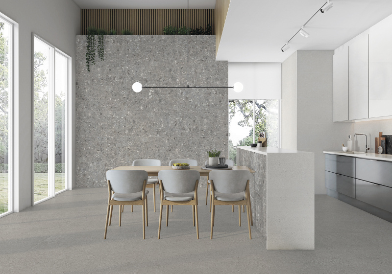 La Platera Cerámica Stone Grey 60x60 rett