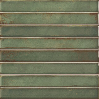 La Platera Cerámica Brick Raku Emerald mozaiektegel 35x35cm