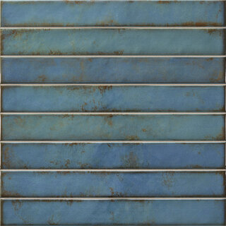 La Platera Cerámica Brick Raku Turquoise mozaiektegel 35x35cm