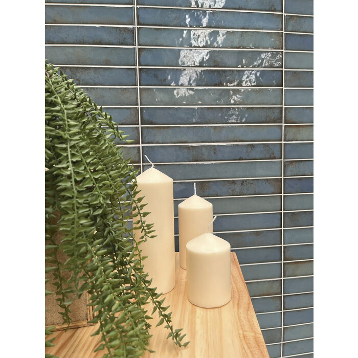 La Platera Cerámica Brick Raku Turquoise mozaiektegel 35x35cm