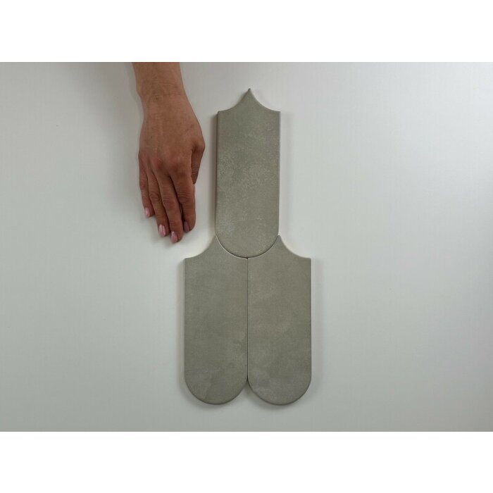 Cifre Cerámica Alure Plomb visschub wandtegel 8x21,5