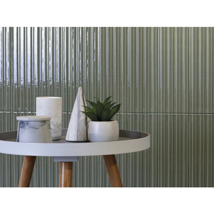 Cifre Cerámica Gare Sage glans 10x30,5