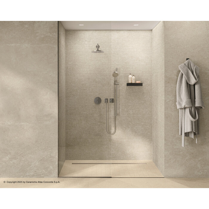 Atlas Concorde Solution Duolith Ivory wandtegel Uneven 40x80 rett