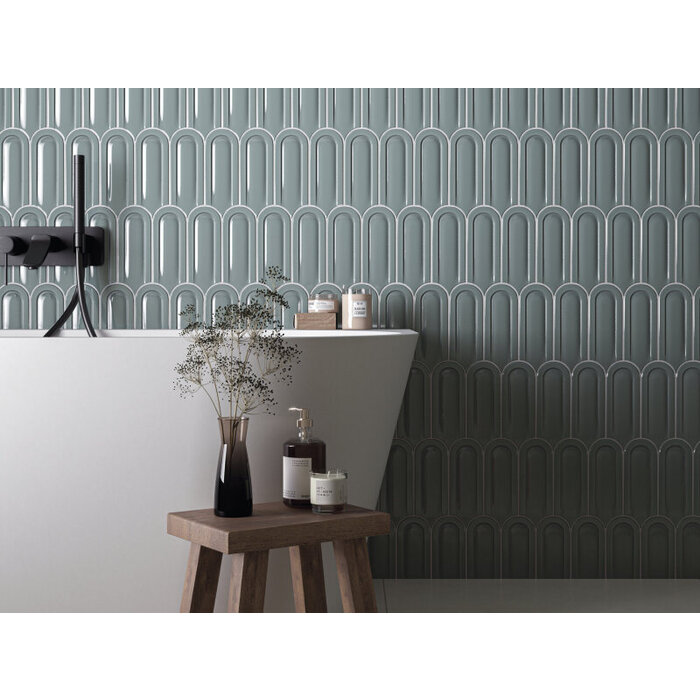 Cifre Cerámica Gala Sage glans 8x21