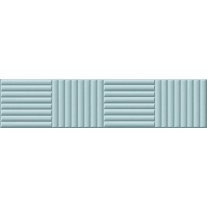 Ceramica Rondine Volume Light Blue Bamboo mat 6x25