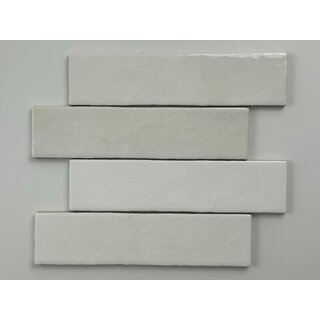 Equipe Cerámicas  Trend tegels wit glans 6x24,6