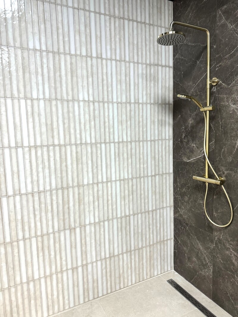 La Platera Cerámica Brick Raku Pearl mozaiektegel 35x35cm