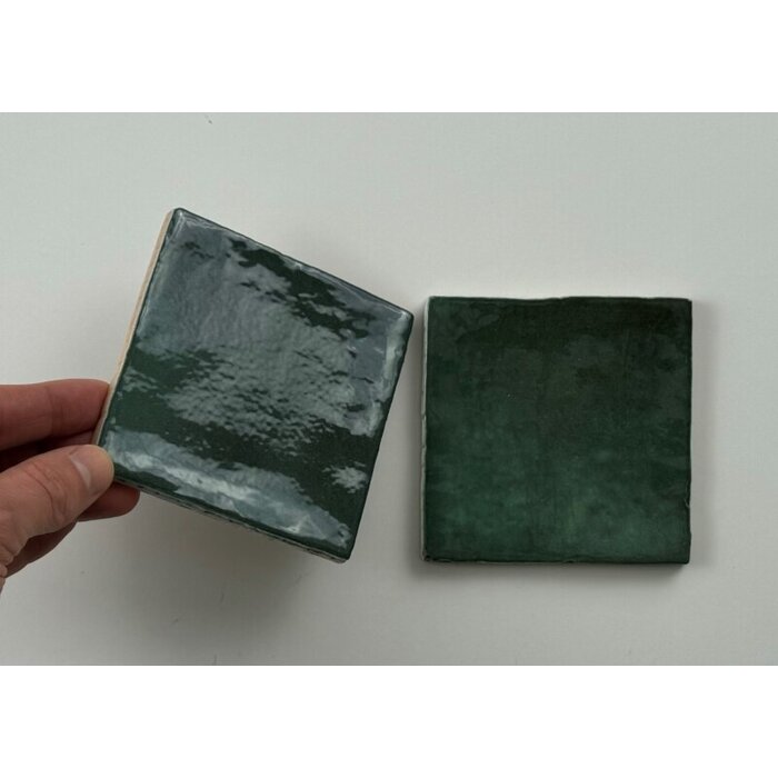 Equipe Cerámicas  Trend tegels donker groen glans 10x10