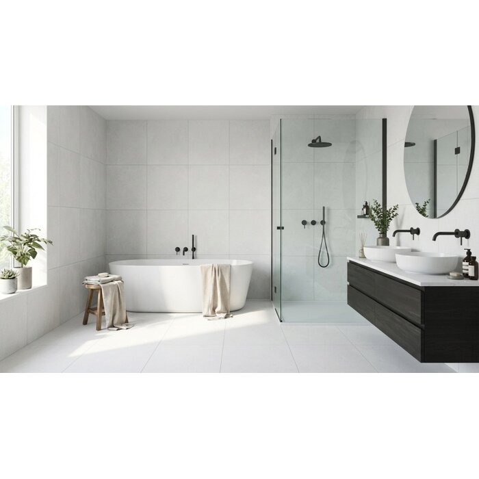 Cifre Cerámica Norwich White 90x90 rett