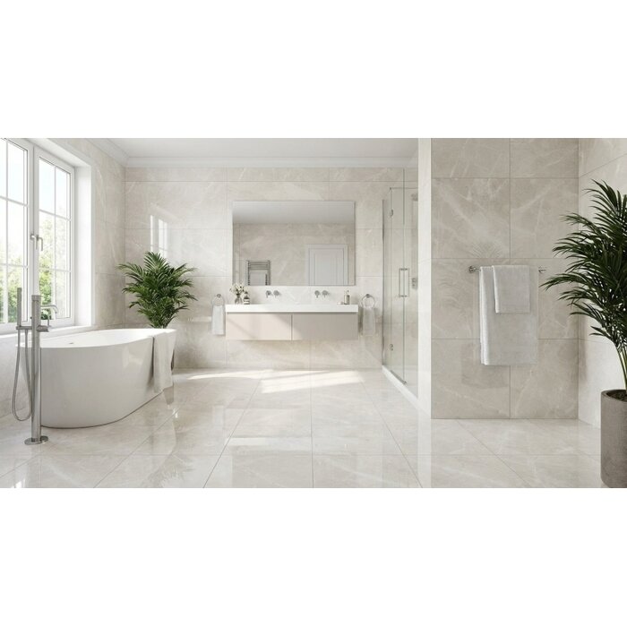 Prissmacer Cerámica Fior di Bosco Sand gepolijst 60x60 rett