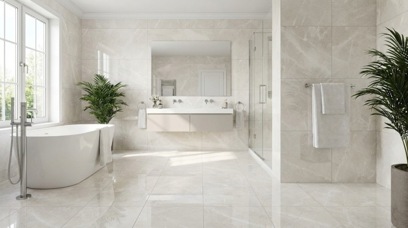 Prissmacer Cerámica Fior di Bosco Sand gepolijst 60x60 rett