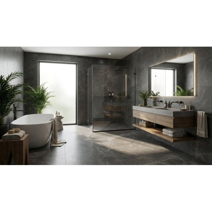 Baldocer Cerámica Bayona Grey Natural\/Mat 120x120 rett