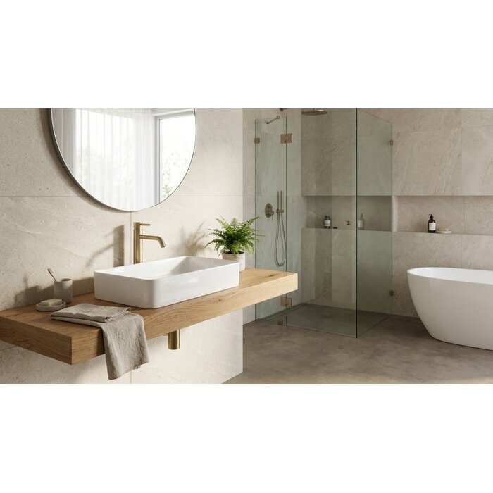 By Goof Waskom keramiek wit 60x34x11cm