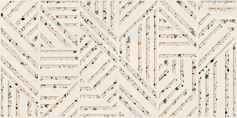 Prissmacer Cerámica Gobi Nude relieve wandtegel 60x120 rett