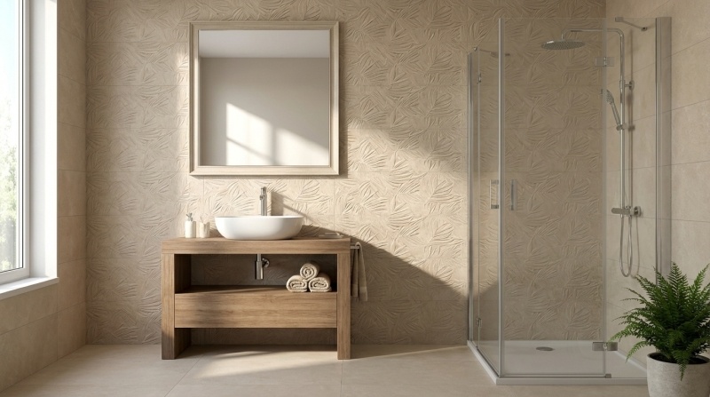 FAP Ceramiche Nobu Beige wandtegel fossil 25x75 rett