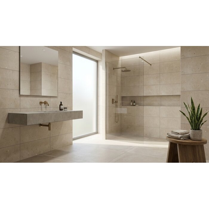 Huismerk tegels Indeed Confetti Sand Light wandtegel 33,3x90 rett