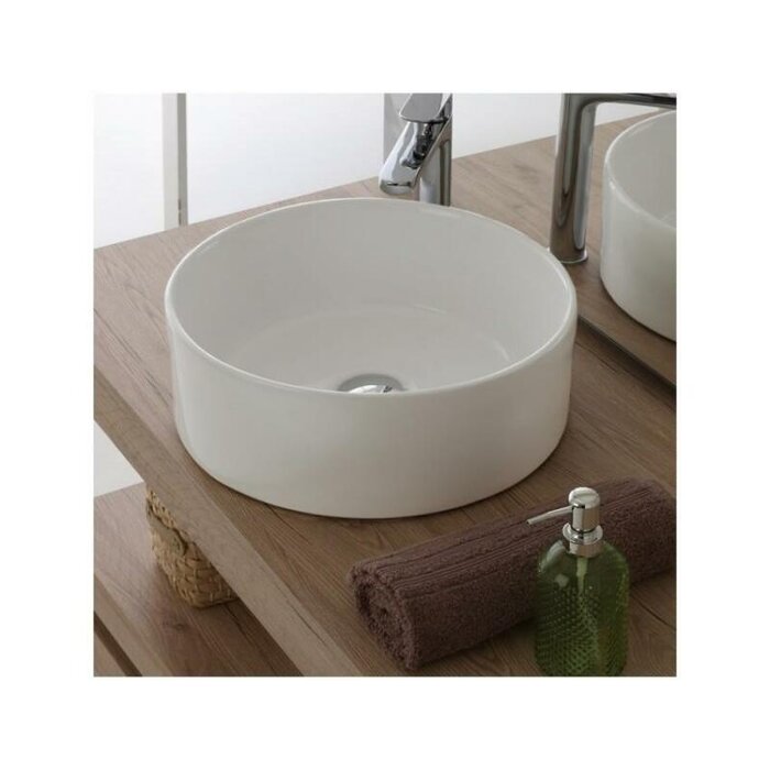 By Goof Waskom keramiek wit 40x40x15cm