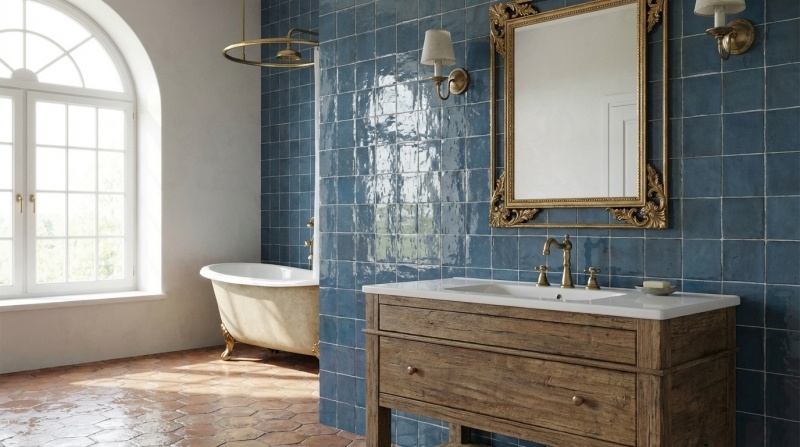 Cifre Cerámica Zellige Marine 10x10