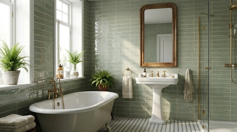 Huismerk tegels Viena Mist glans 7,5x30