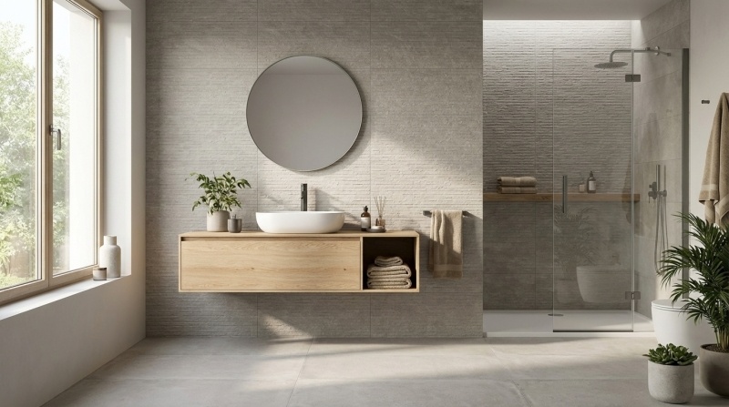 FAP Ceramiche Nobu Grey wandtegel row 25x75 rett