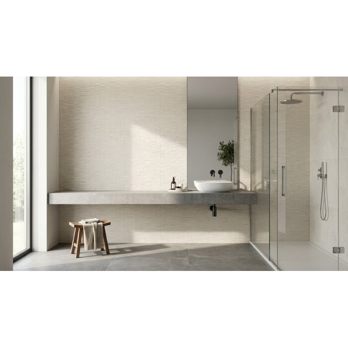 Cifre Cerámica Villore Ivory Swan decor wandtegel mat 60x120 rett