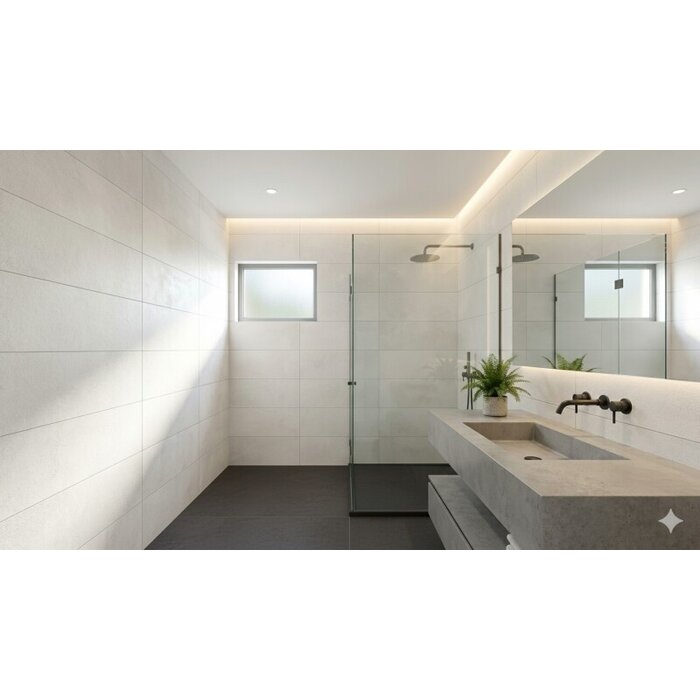 Cifre Cerámica Gravity White 40x120 rett