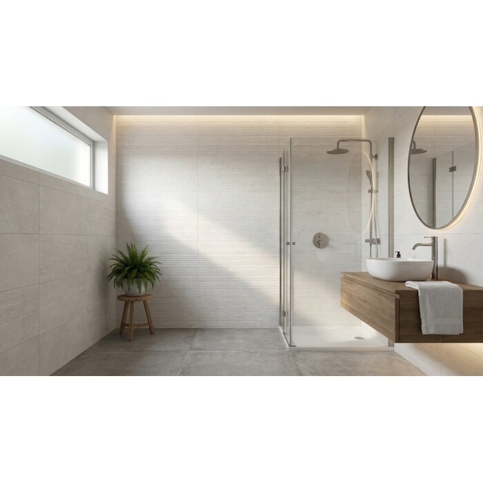 Huismerk tegels Midtown White Etana decor wandtegel 30X90 rett