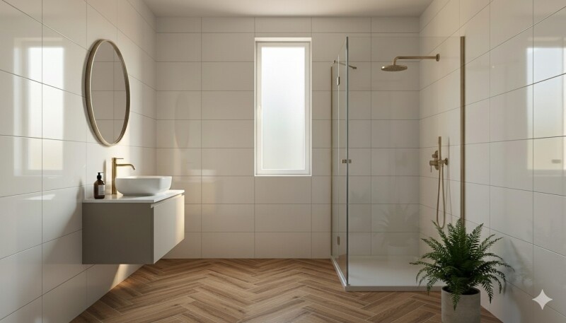 By Goof By Goof wit glans 30x60 rett